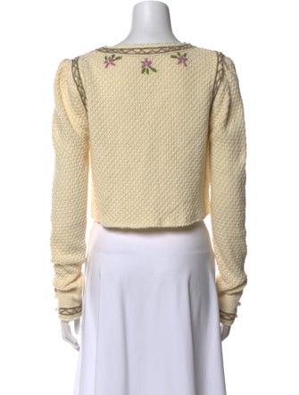 LoveShackFancy Scoop Neck Sweater
