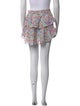 LoveShackFancy Floral Print Mini Skirt