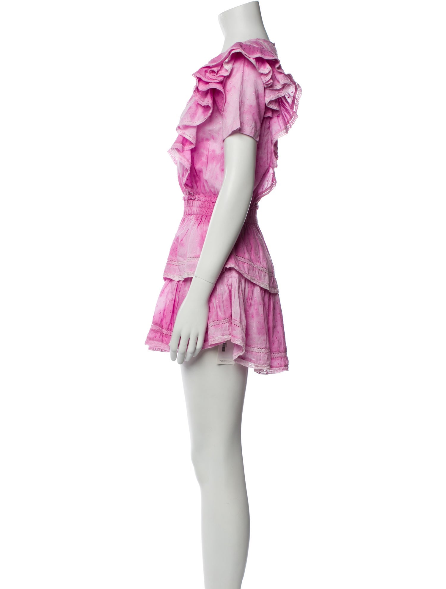 LoveShackFancy Tie-Dye Print Mini Dress