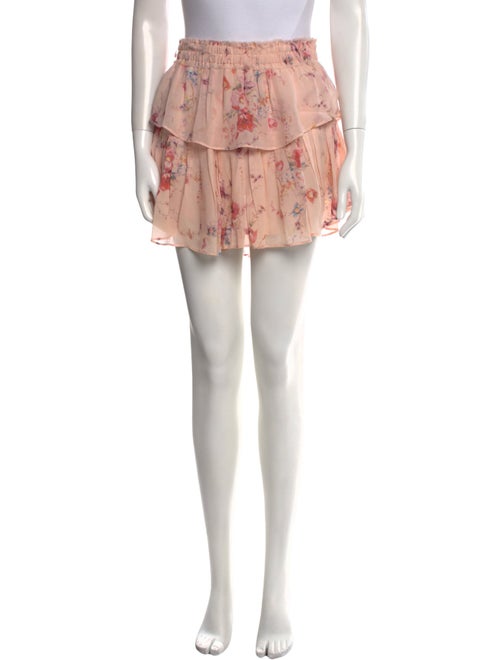 LoveShackFancy Silk Mini Skirt