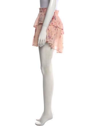 LoveShackFancy Silk Mini Skirt