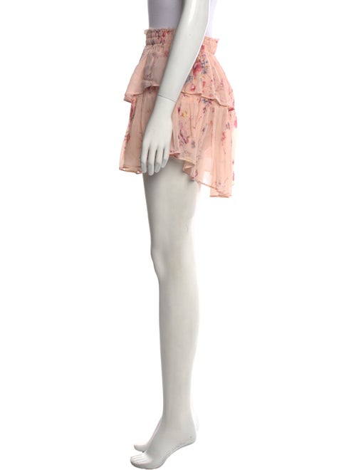 LoveShackFancy Silk Mini Skirt