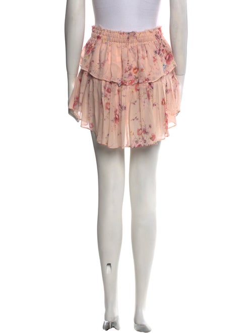 LoveShackFancy Silk Mini Skirt