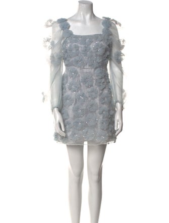 LoveShackFancy Lace Pattern Mini Dress