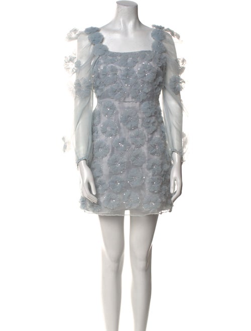 LoveShackFancy Lace Pattern Mini Dress