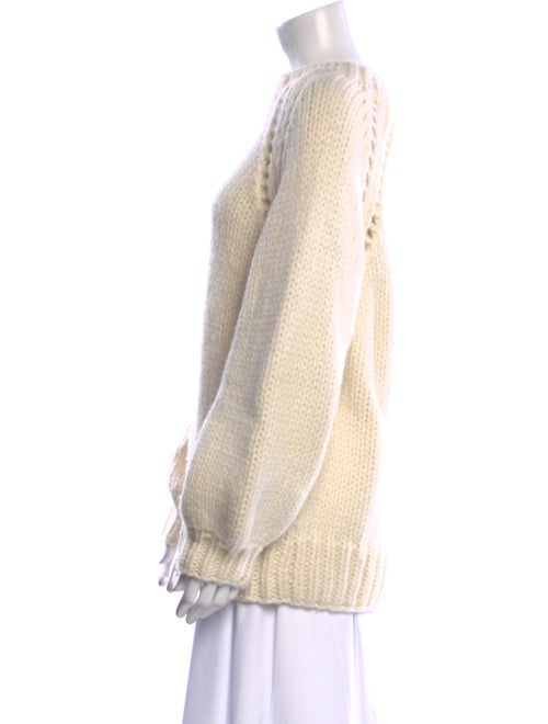 LoveShackFancy Baby Alpaca Crew Neck Sweater