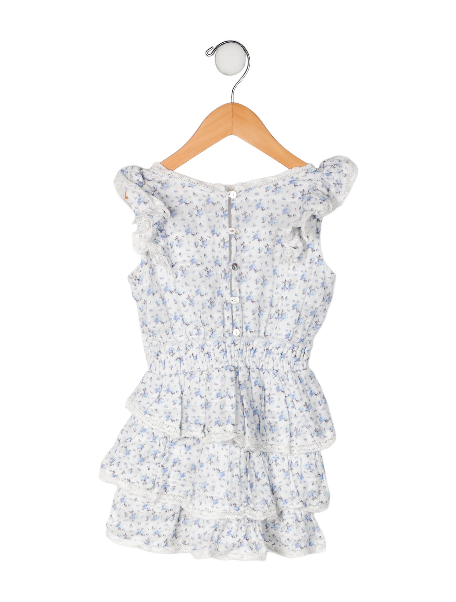 LoveShackFancy Short Sleeve Dress