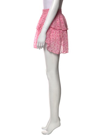 LoveShackFancy Silk Mini Skirt