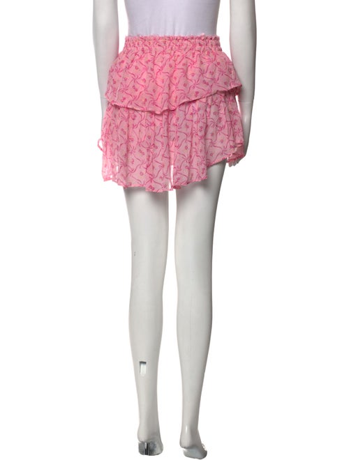 LoveShackFancy Silk Mini Skirt