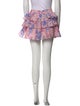 LoveShackFancy Floral Print Mini Skirt