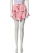 LoveShackFancy Floral Print Mini Skirt