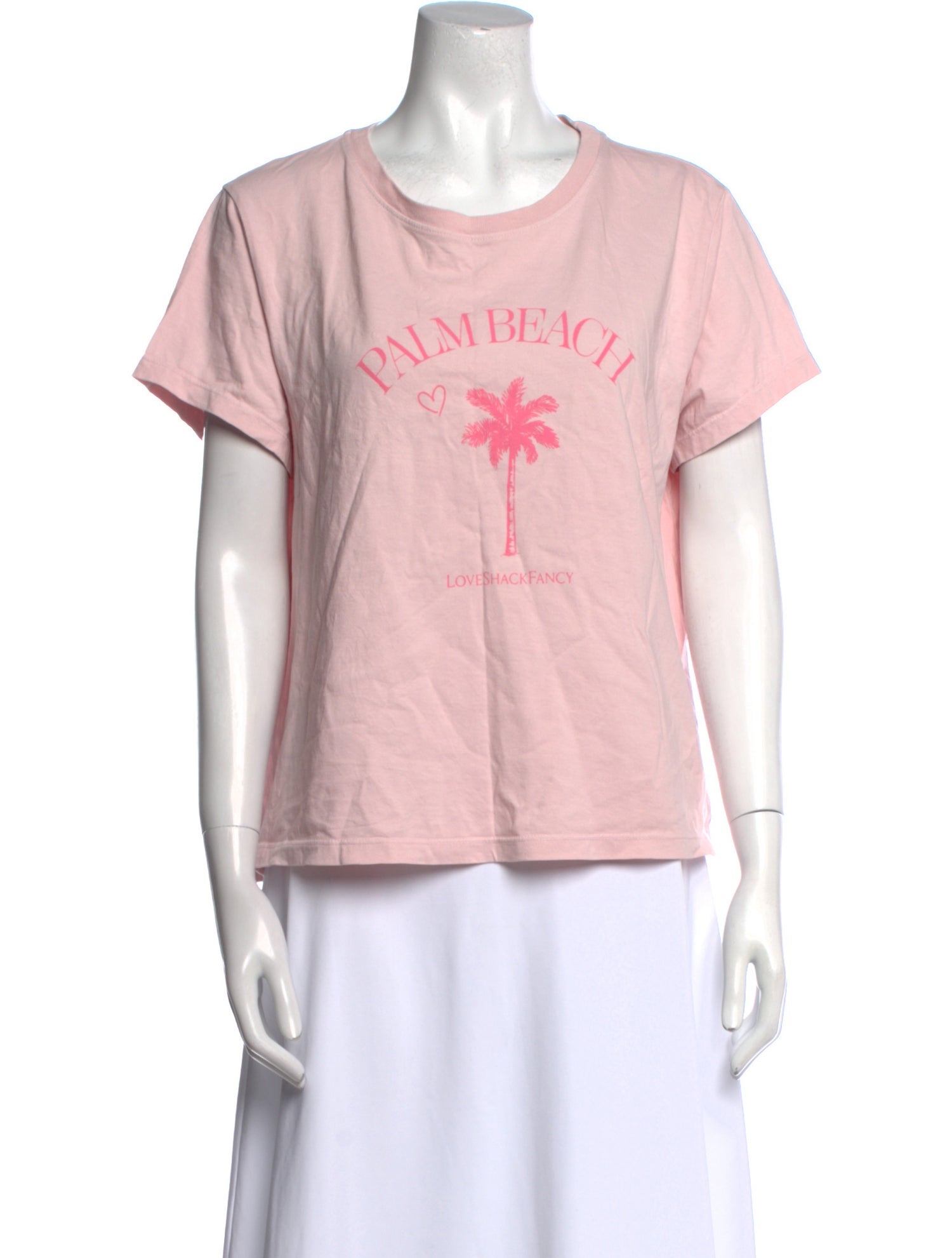 LoveShackFancy Graphic Print Crew Neck T-Shirt