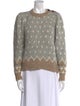 LoveShackFancy Alpaca Printed Sweater