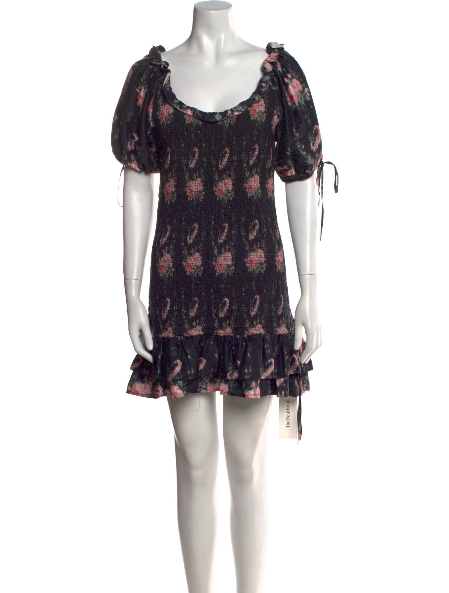 LoveShackFancy Silk Mini Dress