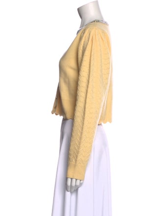 LoveShackFancy Wool V-Neck Sweater