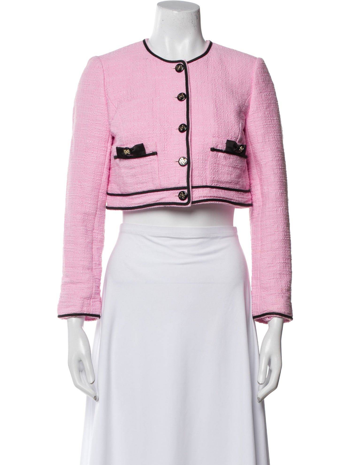 LoveShackFancy Tweed Pattern Bolero