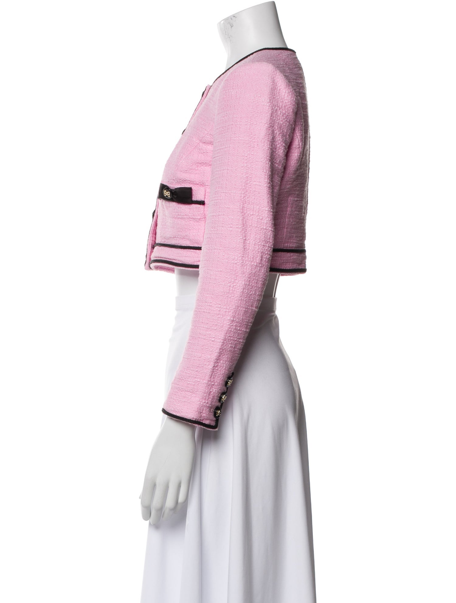 LoveShackFancy Tweed Pattern Bolero