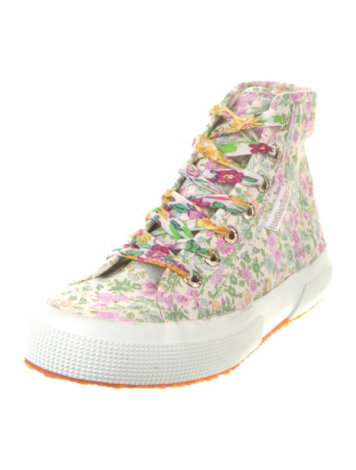 LoveShackFancy Canvas Printed Sneakers