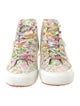 LoveShackFancy Canvas Printed Sneakers
