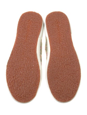 LoveShackFancy Canvas Printed Sneakers