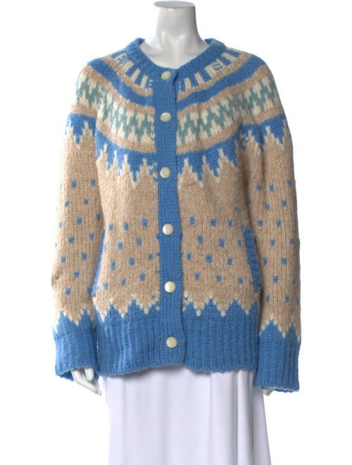LoveShackFancy Alpaca Printed Sweater