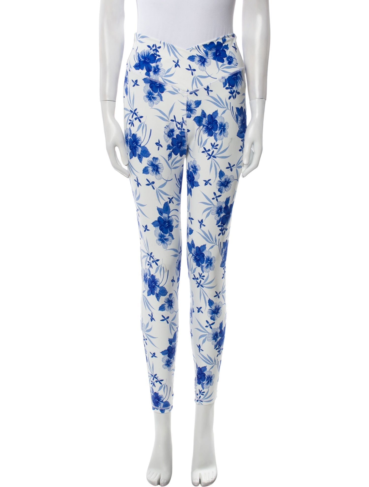 LoveShackFancy Printed Skinny Leg Pants