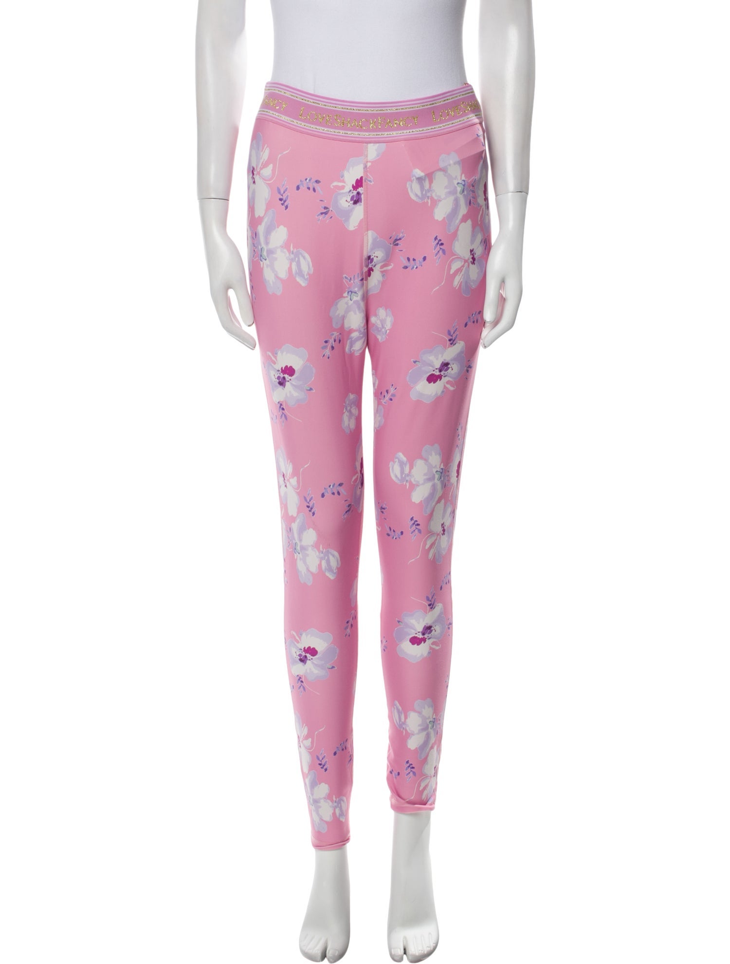 LoveShackFancy Floral Print Skinny Leg Pants w/ Tags