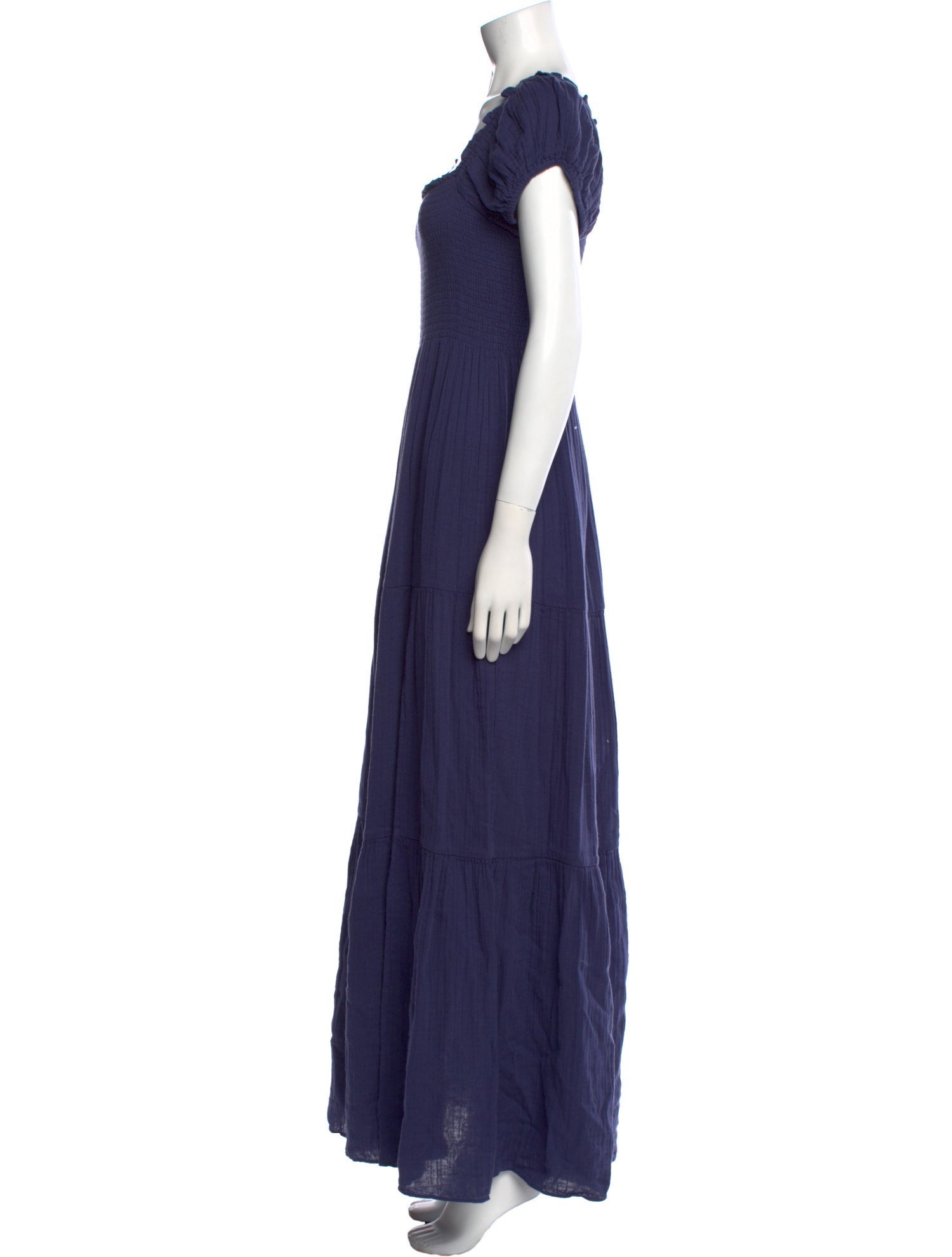 LoveShackFancy Square Neckline Long Dress - Blue Dresses, Clothing -  WLOSH141574 | The RealReal