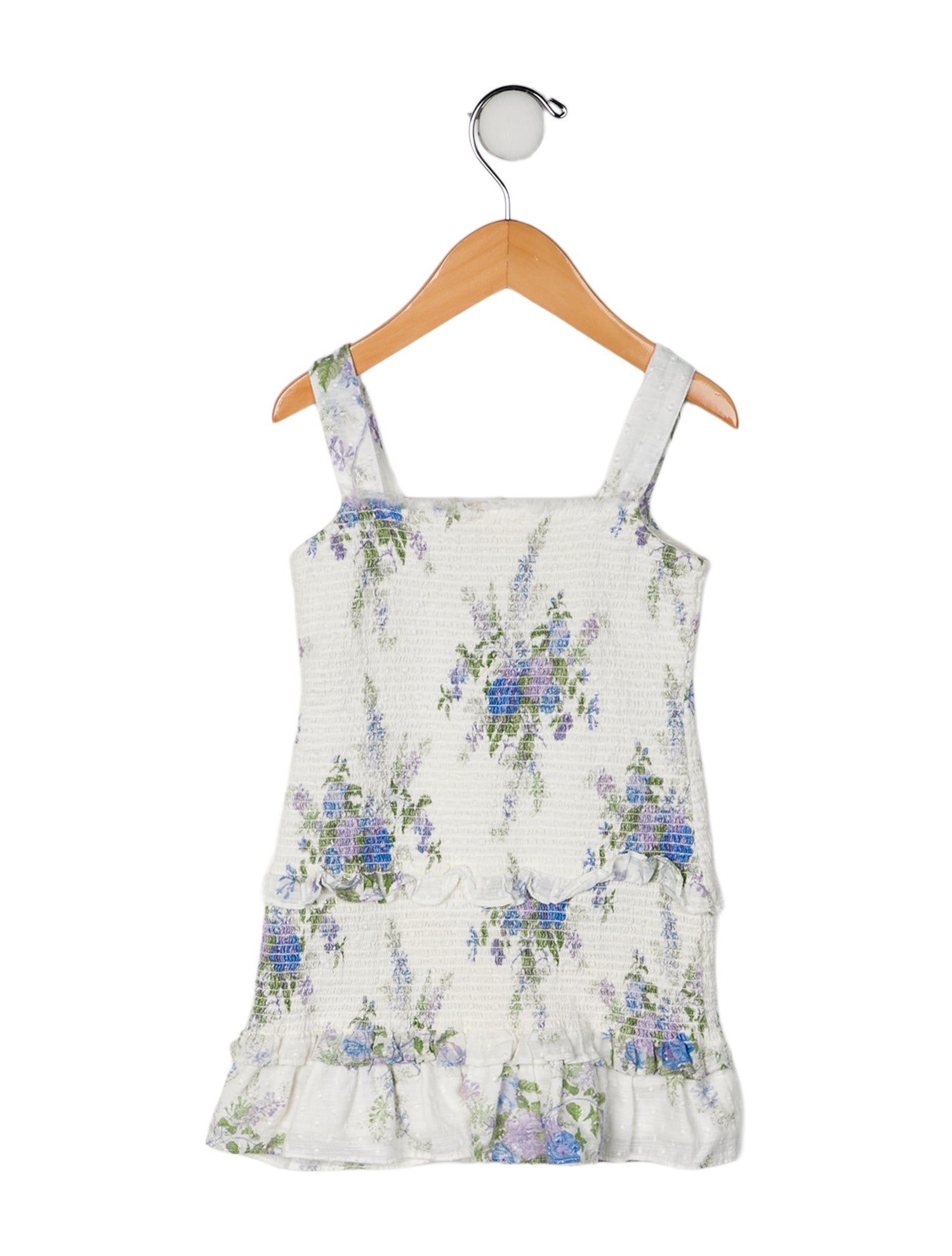 LoveShackFancy Toddler Girls' Floral Printed Sleeveless Dress