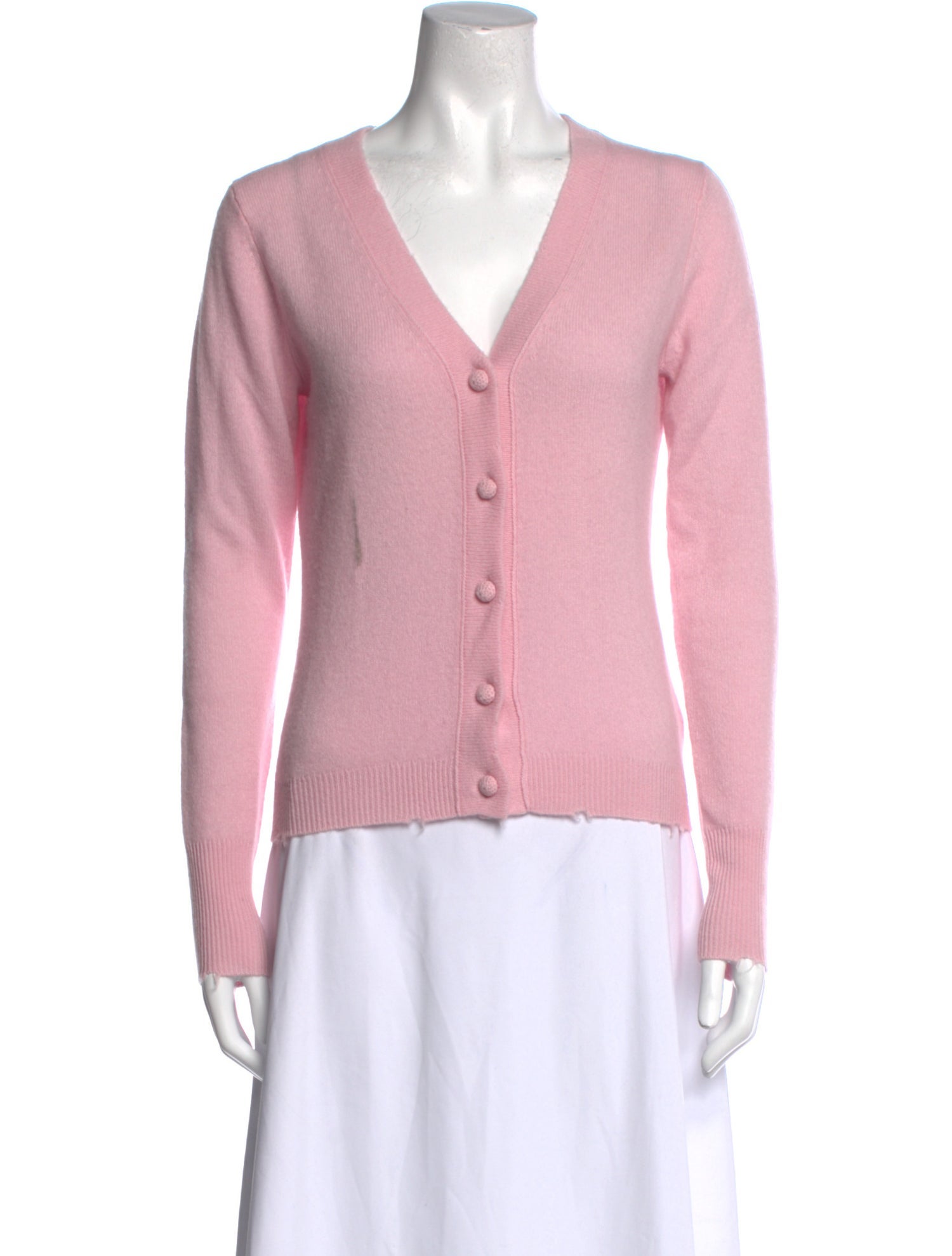 LoveShackFancy Wool V-Neck Sweater