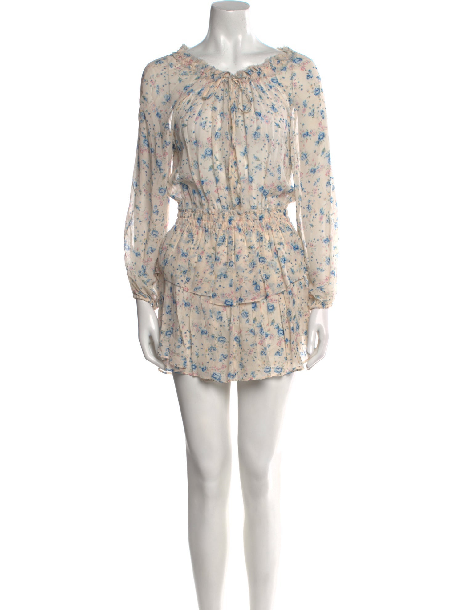 LoveShackFancy Silk Mini Dress