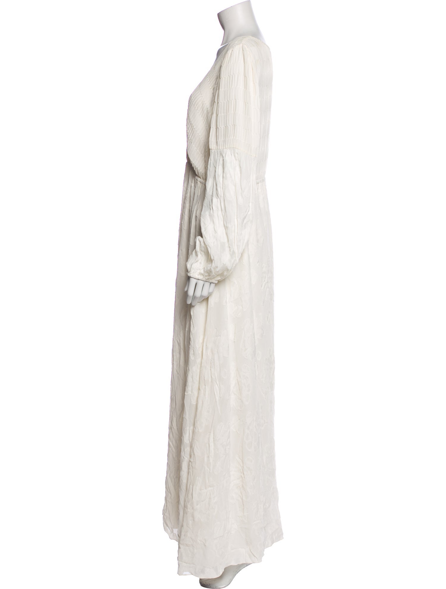 LoveShackFancy V-Neck Long Dress w/ Tags