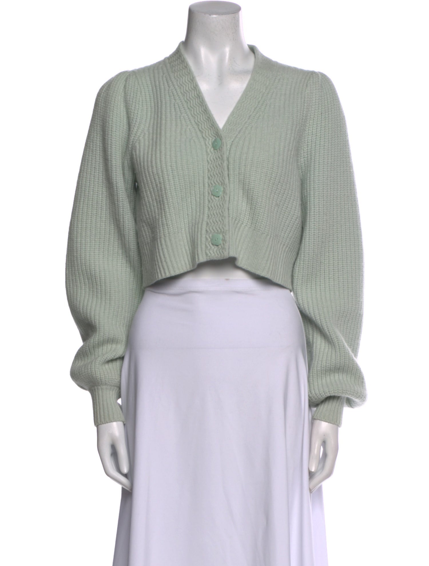 LoveShackFancy Wool V-Neck Sweater