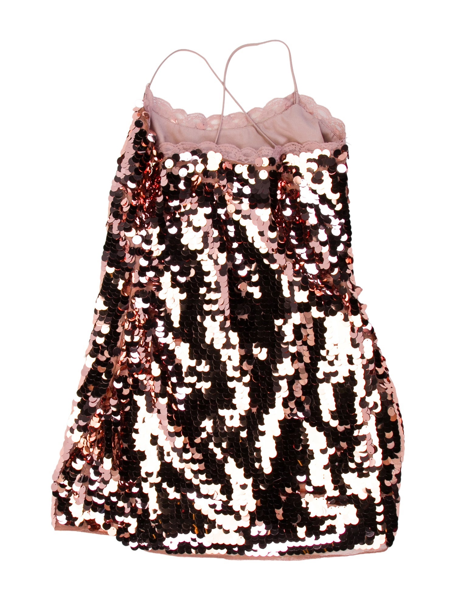 LoveShackFancy Lace Pattern Mini Dress