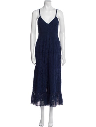 LoveShackFancy V-Neck Jumpsuit