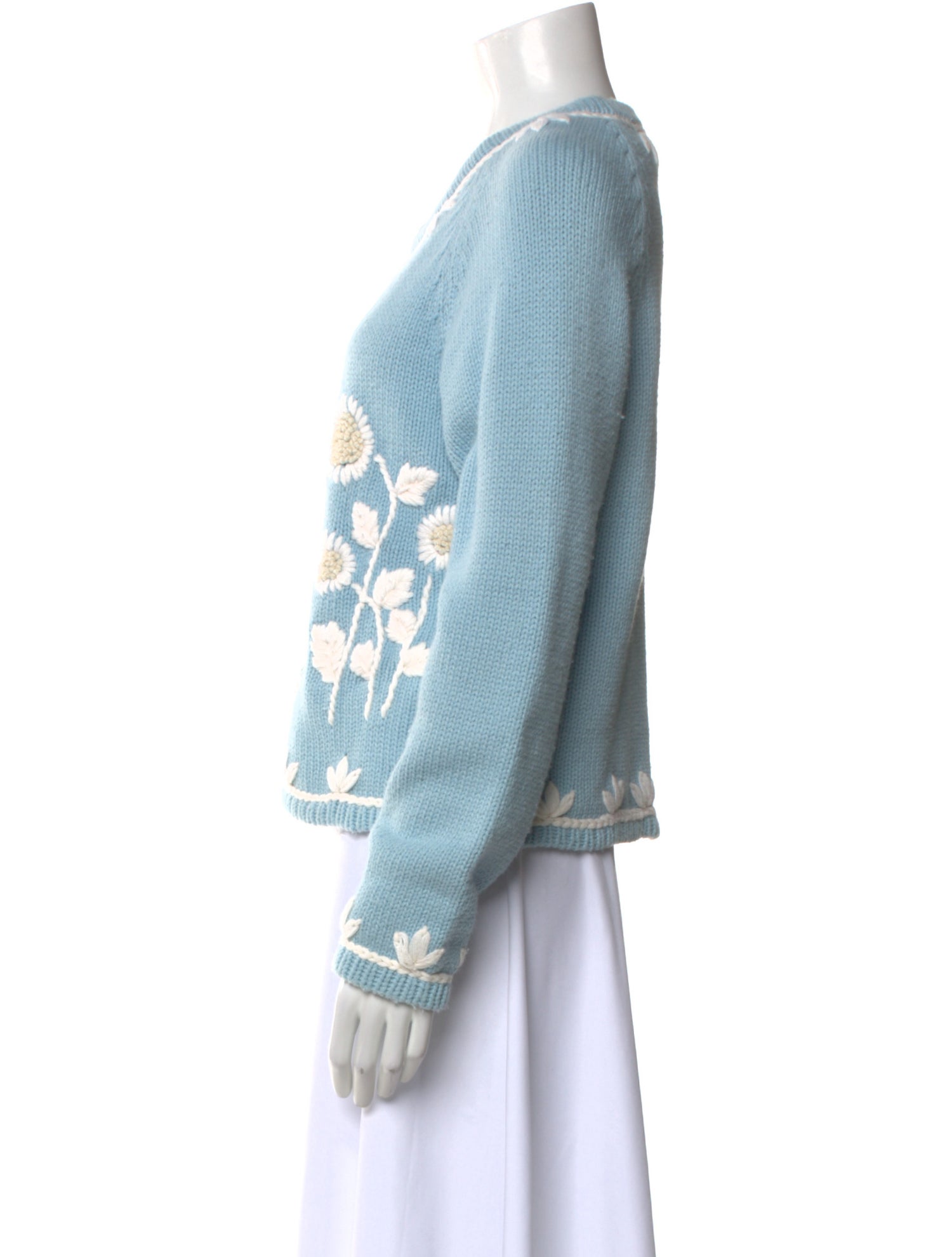 LoveShackFancy Nylon Printed Sweater