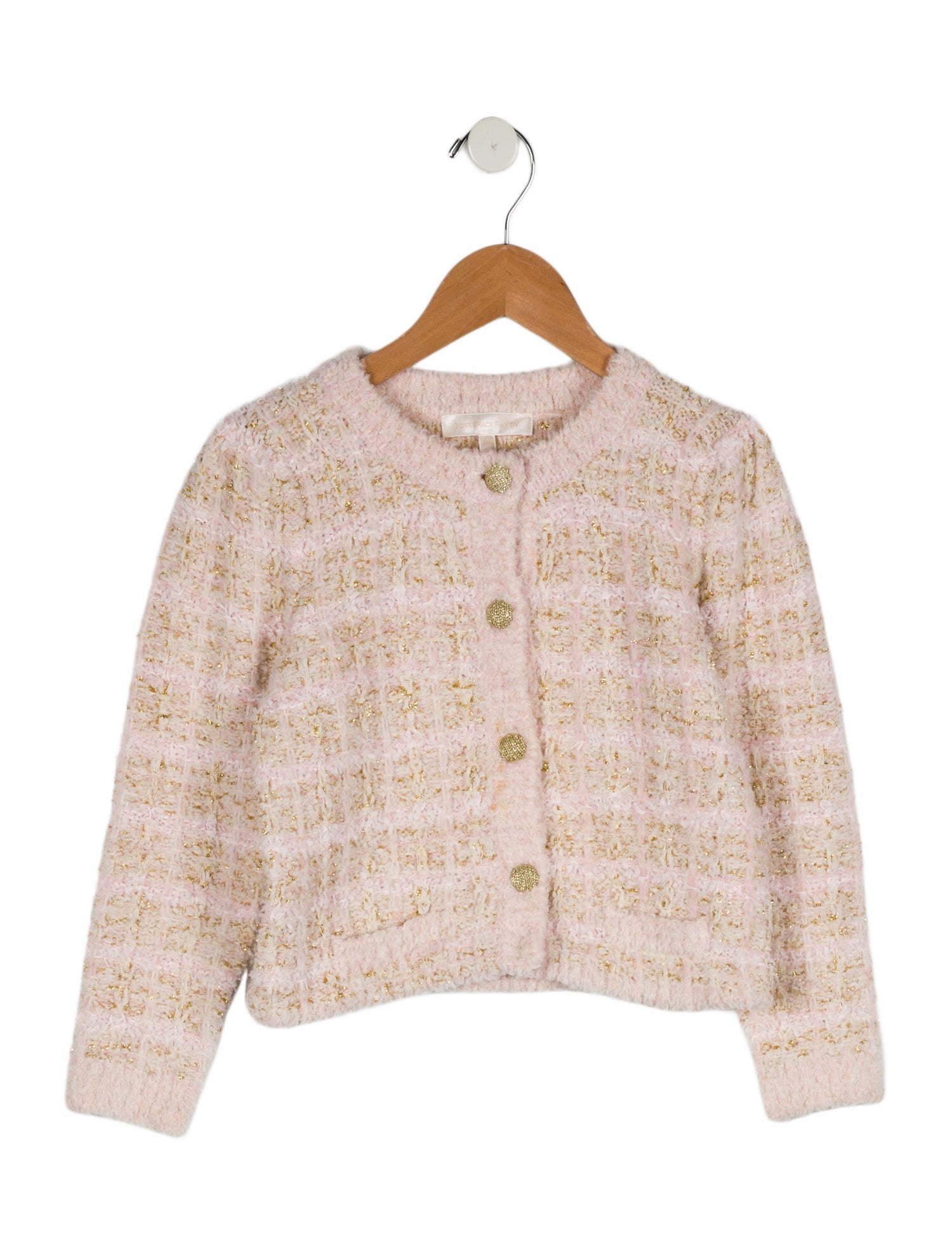 LoveShackFancy Girls' Knit Cardigan
