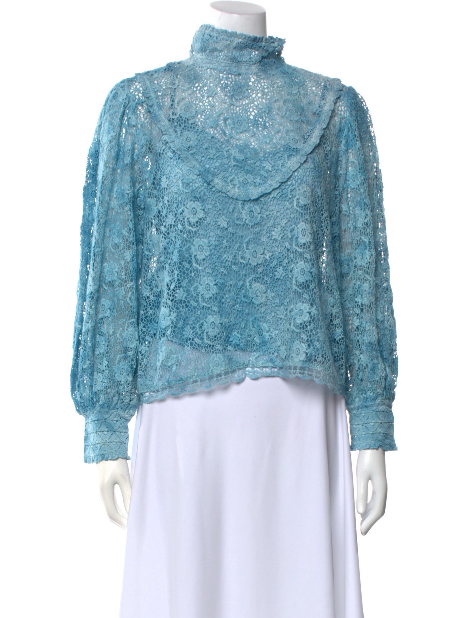 LoveShackFancy Turtleneck Long Sleeve Sweatshirt w/ Tags