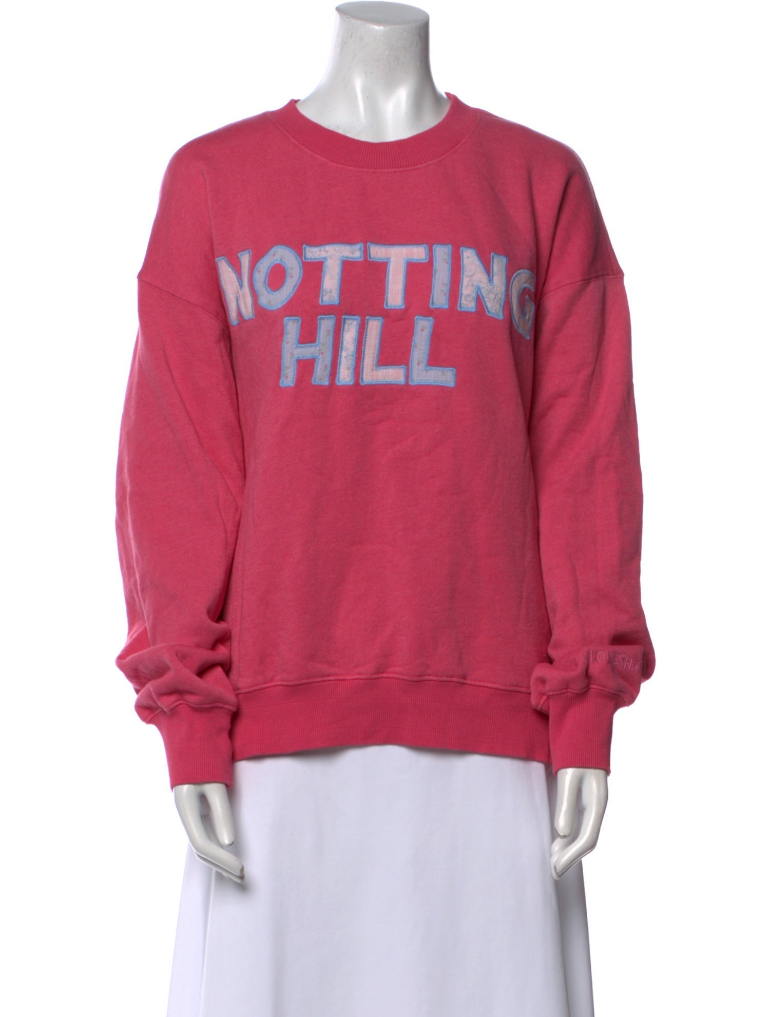 LoveShackFancy Graphic Print Crew Neck Sweatshirt