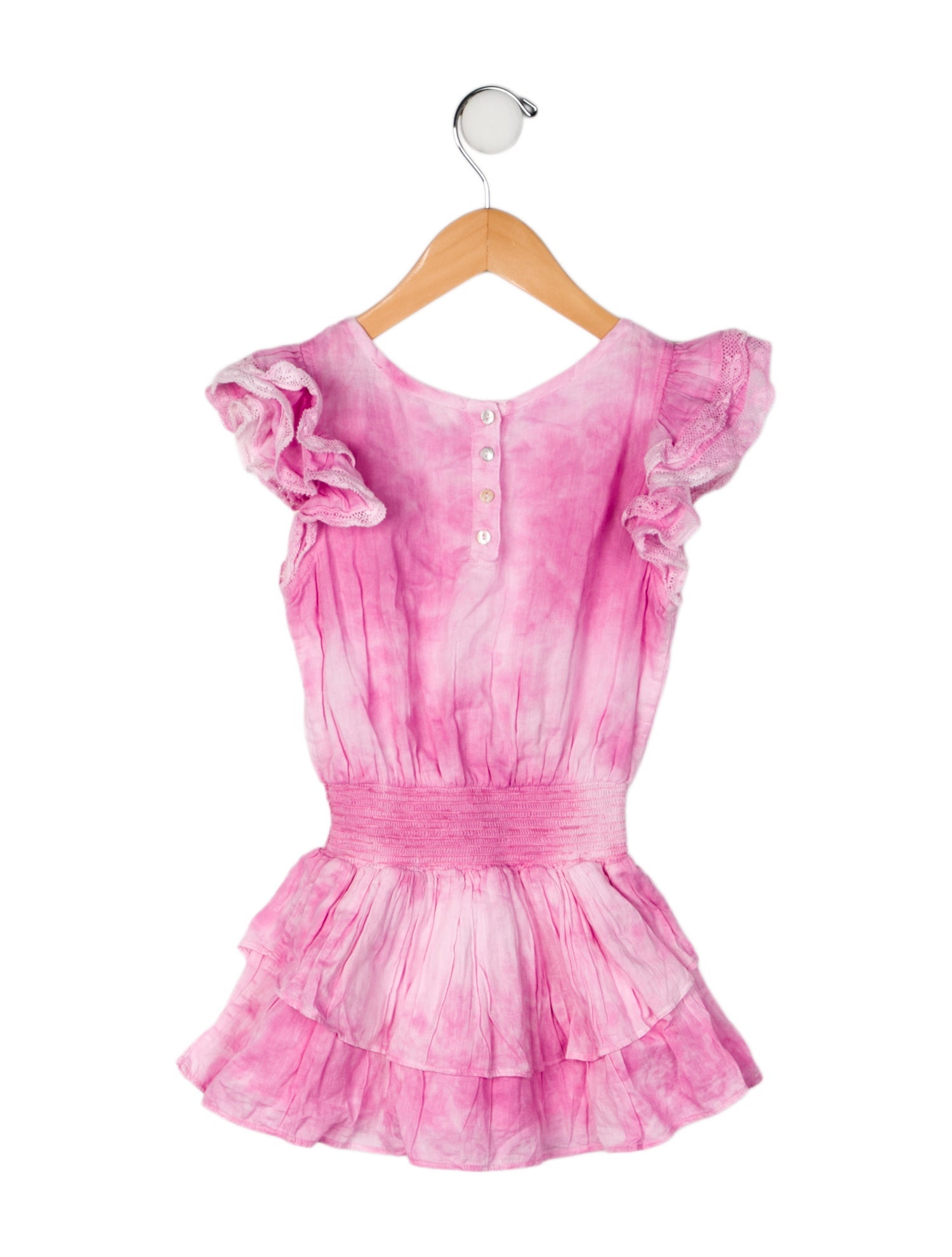 LoveShackFancy Short Sleeve Dress