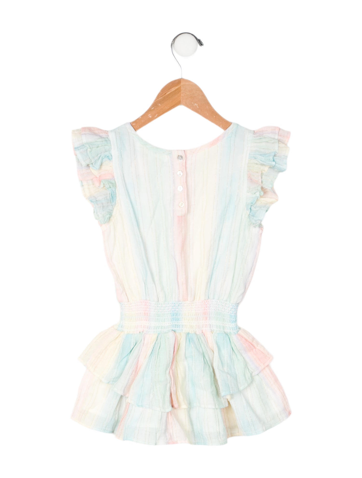 LoveShackFancy Short Sleeve Dress