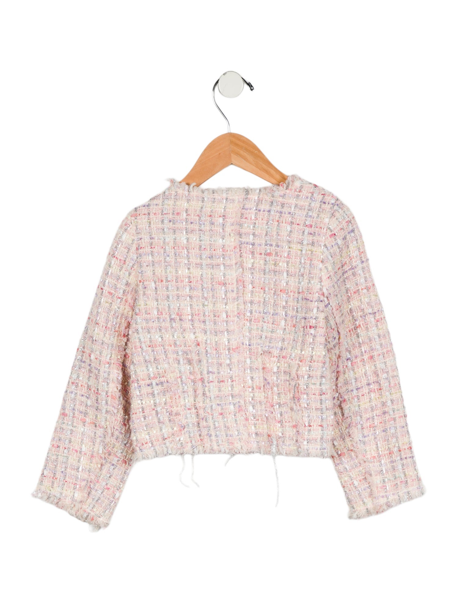 LoveShackFancy Girls' Twill Cardigan