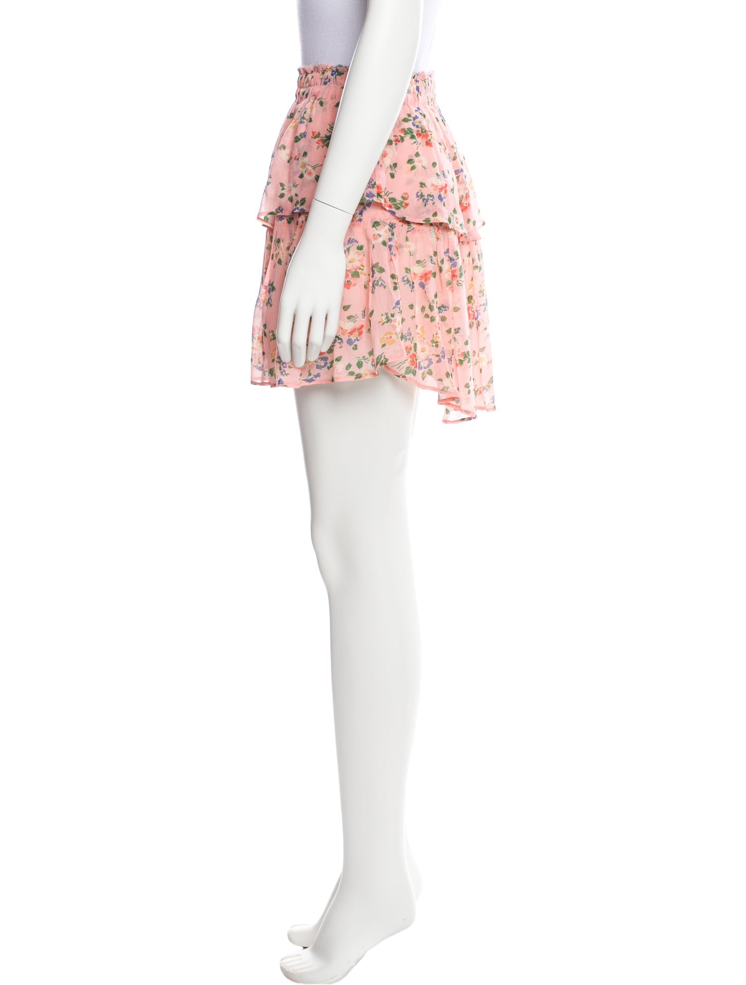 LoveShackFancy Silk Mini Skirt w/ Tags