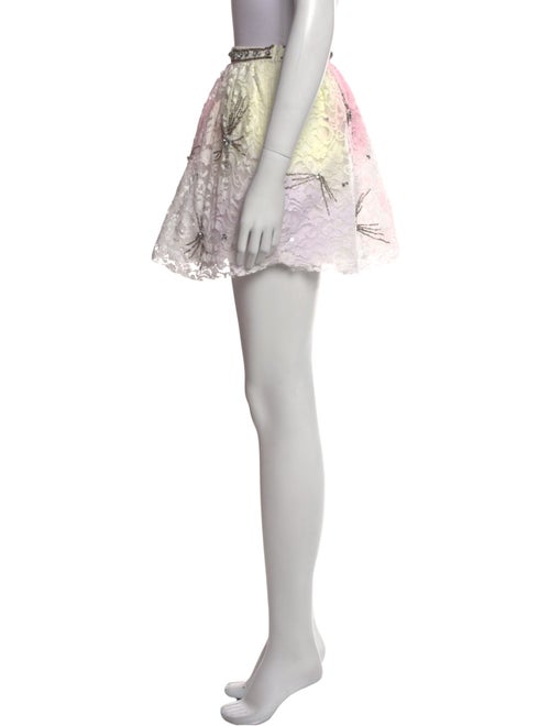 LoveShackFancy Lace Pattern Mini Skirt