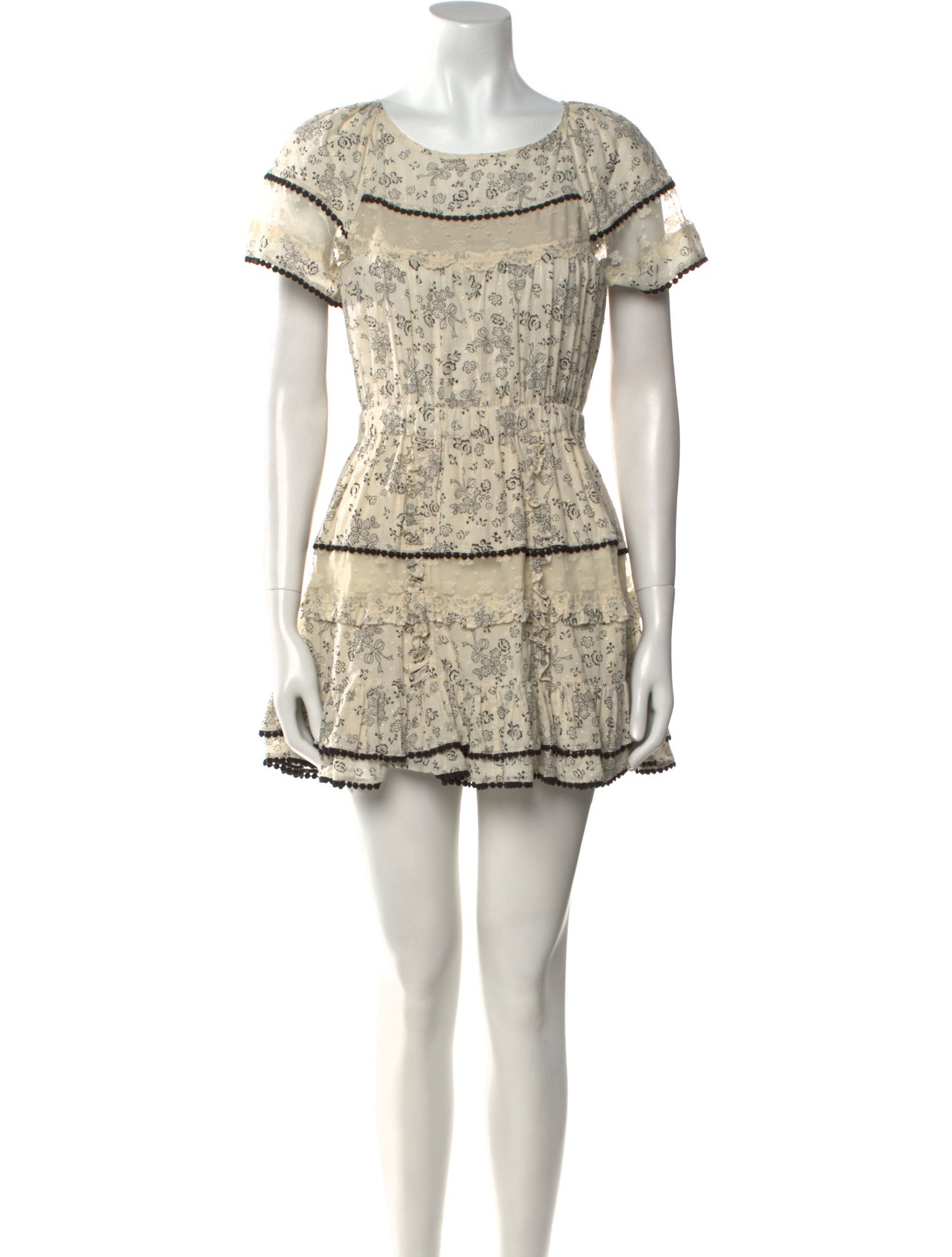 LoveShackFancy Printed Mini Dress