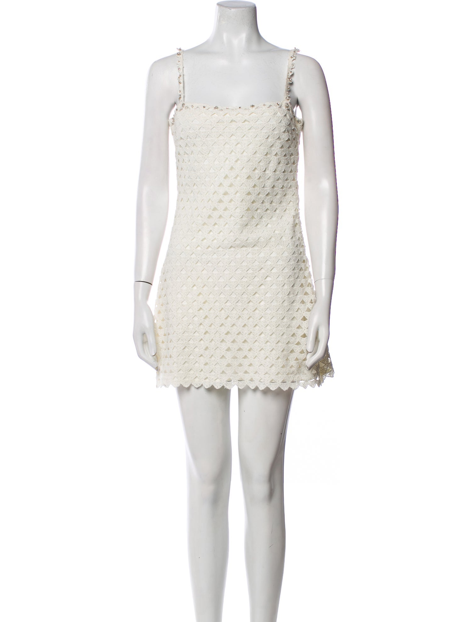 LoveShackFancy Square Neckline Mini Dress w/ Tags