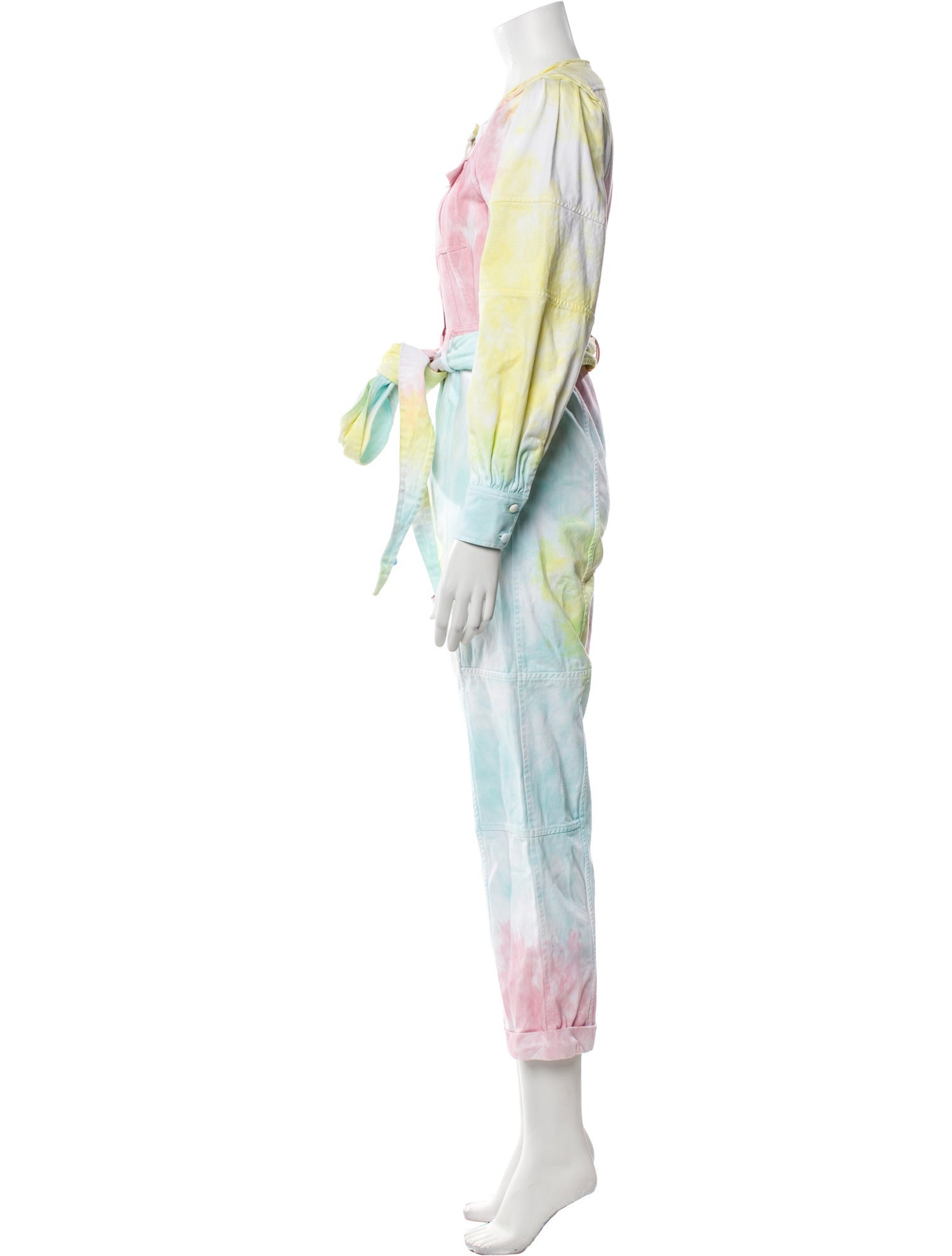 LoveShackFancy Tie-Dye Print Scoop Neck Jumpsuit w/ Tags