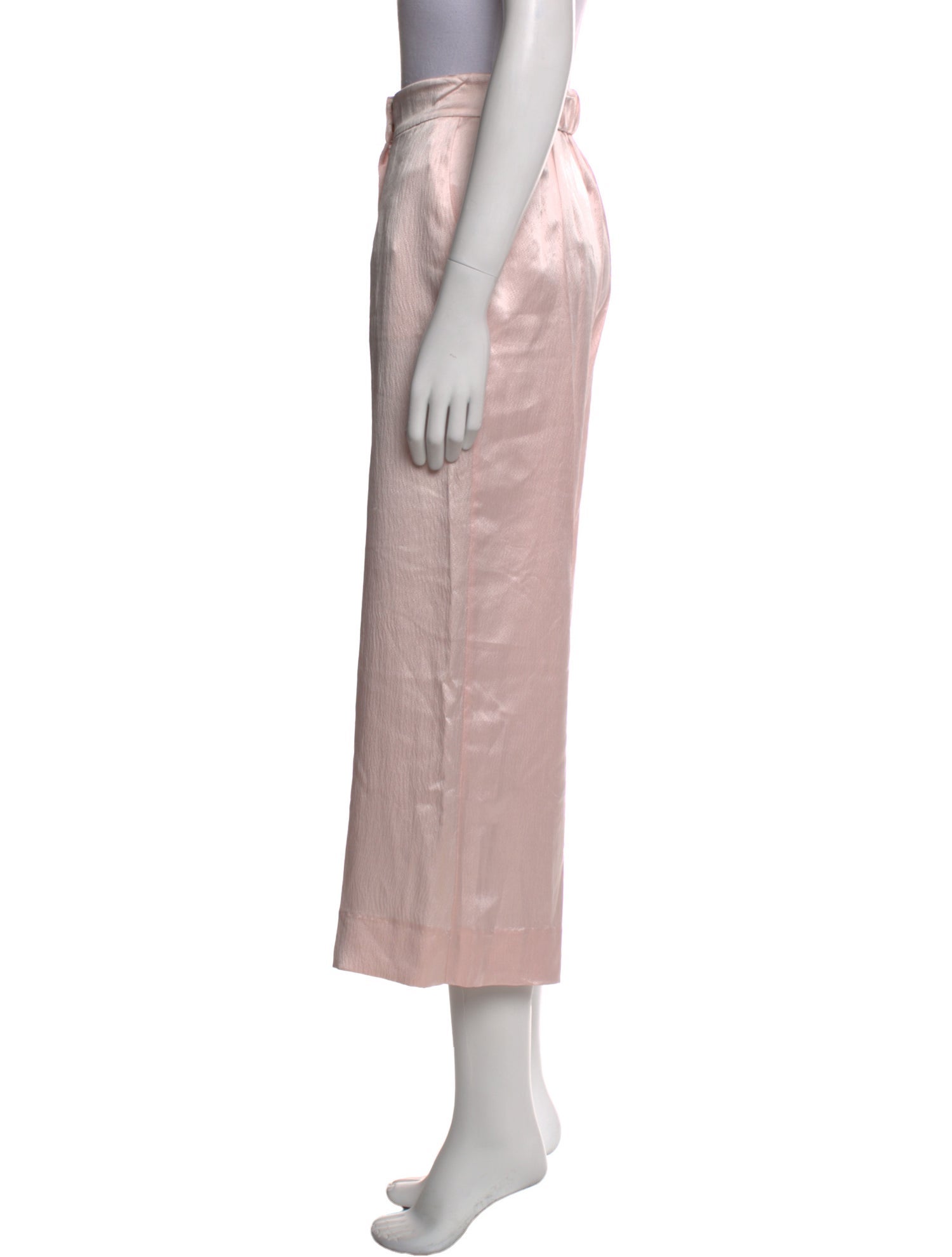 LoveShackFancy Silk Wide Leg Pants