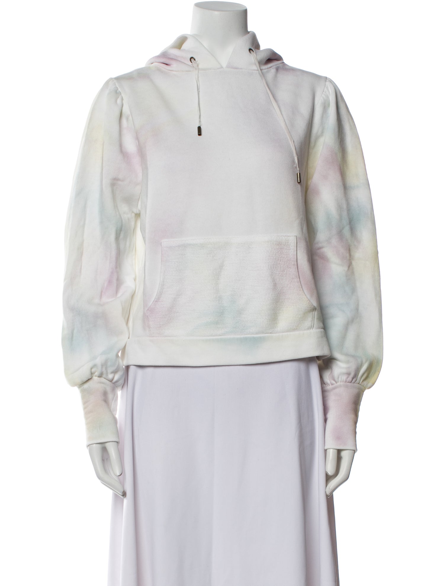 LoveShackFancy Tie-Dye Print Crew Neck Sweatshirt