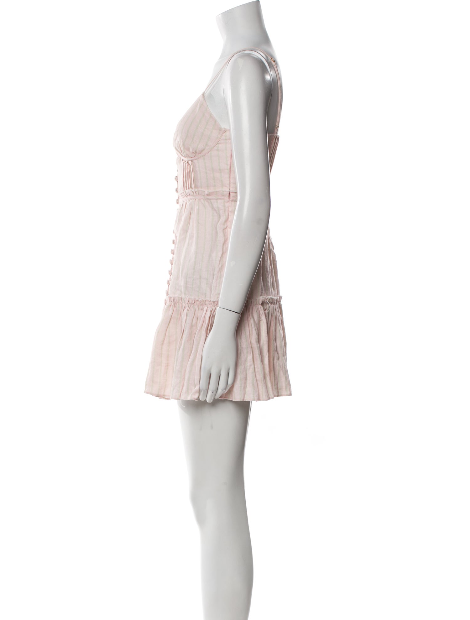 LoveShackFancy Linen Mini Dress